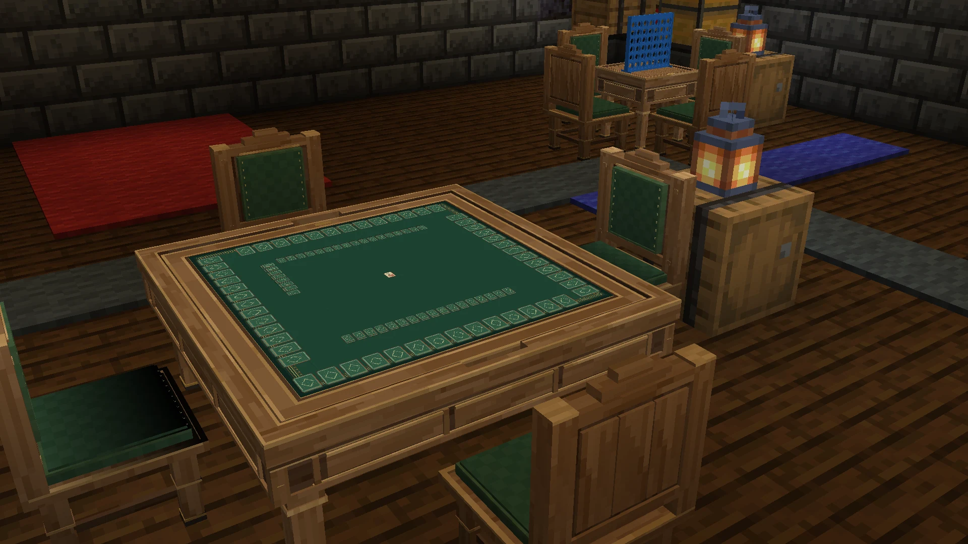 Riichi Mahjong viewed without a controlling seat