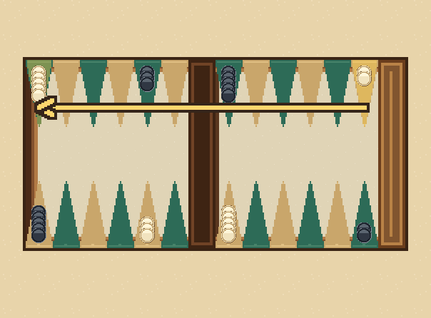 Light: top row goes left: Go left along the top, then right along the bottom. Home is bottom right.