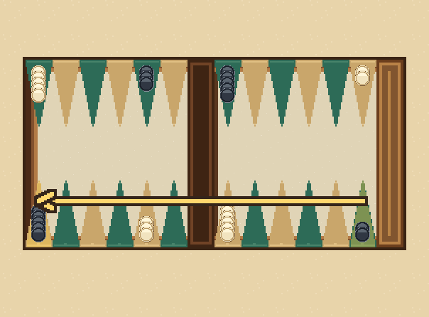 Dark: bottom row goes left: Go left along the bottom, then right along the top. Home is top right.