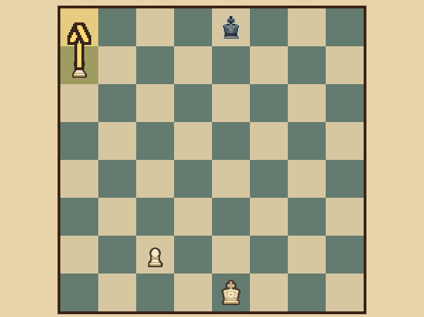 Promotion: A pawn reaching the far edge becomes a new piece.