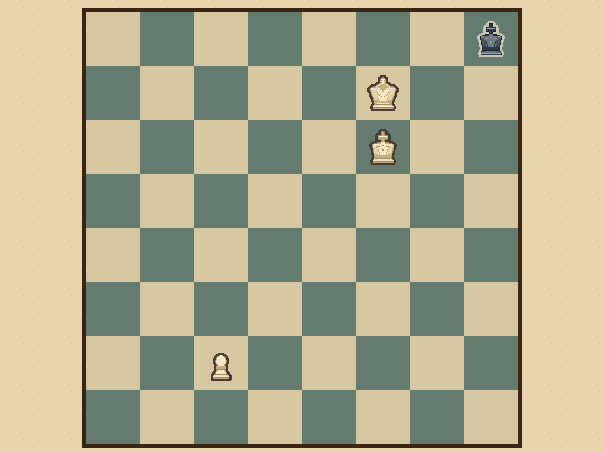 Stalemate: No move, but no check: nobody wins. That is a draw.