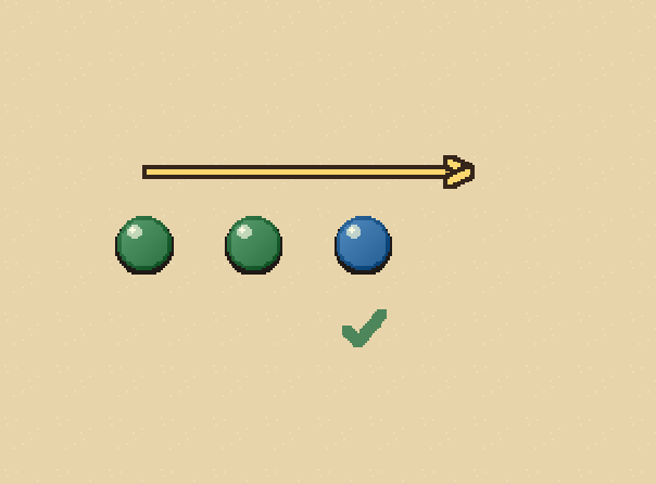 Every colour can help: You may jump over your own marbles or anyone else's. No jump removes a marble.