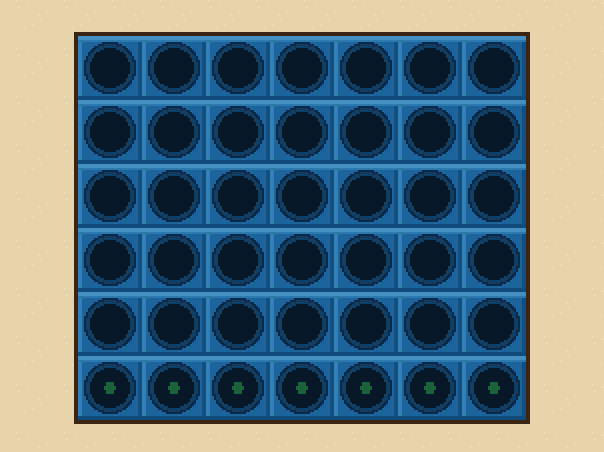 Drop a disc: Choose a column. Your disc falls to the lowest space.