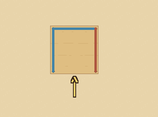 Three sides: This box has one side missing. Draw that side to claim it.