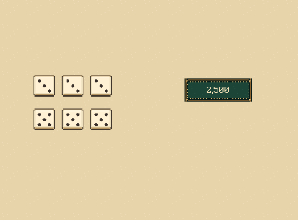 More scoring sets: Two triples score 2,500 points; three pairs also score 1,500.