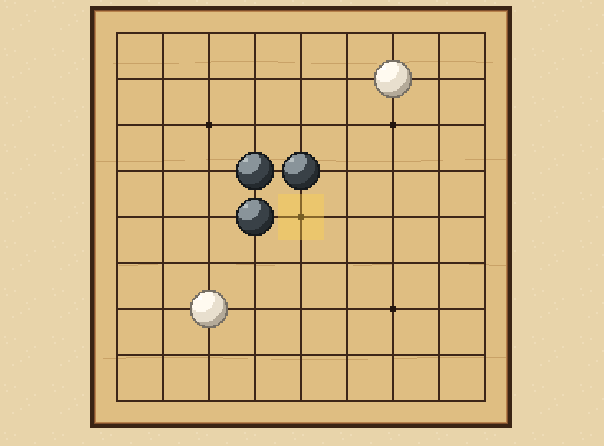 Build a group: Stones touching along a line form a group. Diagonal touches do not count.
