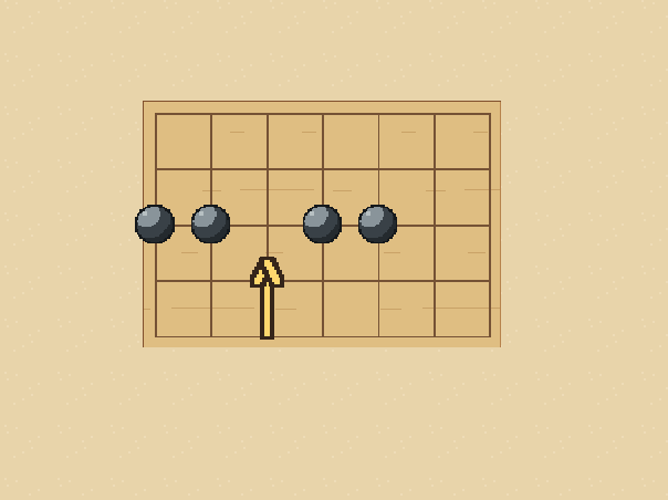 No gaps: A space breaks the line. Fill it to connect your stones.