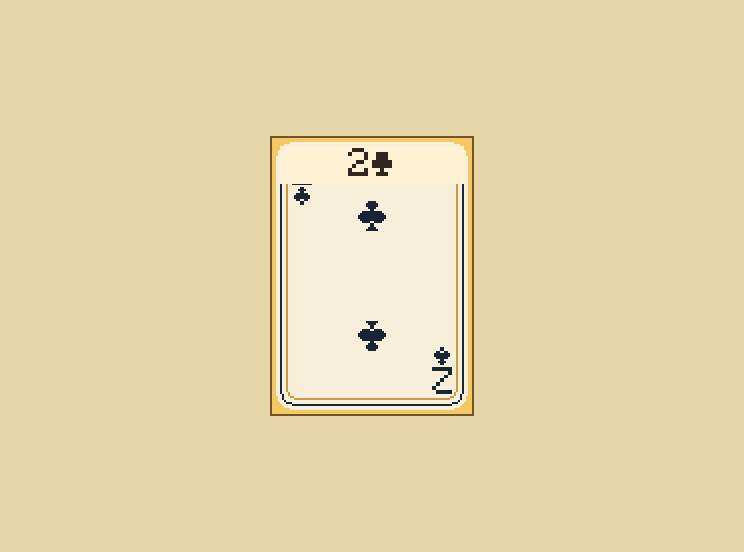 First card: Whoever has the two of clubs plays it first.