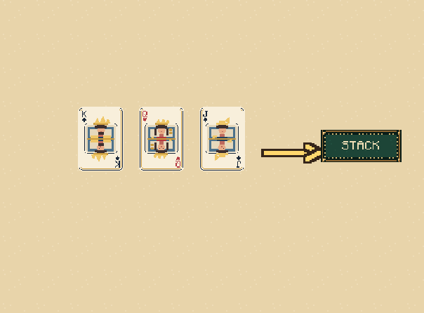 Move a stack: Move a whole descending colour-alternating stack when it fits.