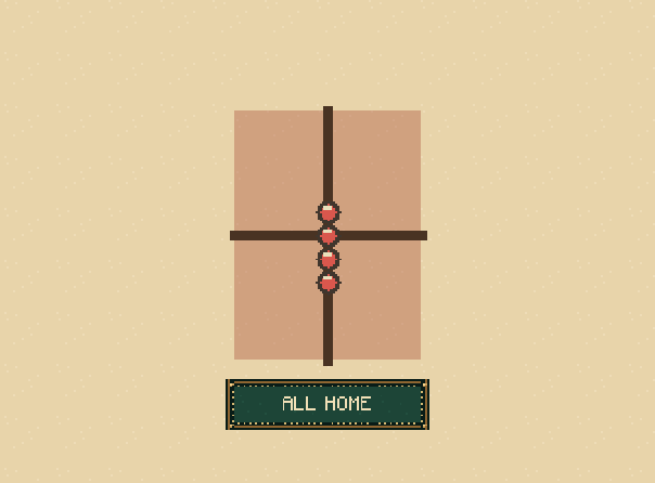 Try it: One player wins by bringing all four tokens to the centre.