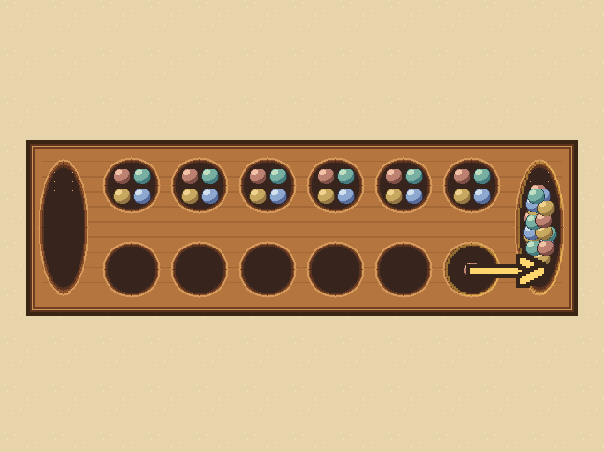 Only one stone left: Play it. Your row will be empty.