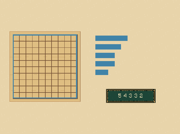 Sea Battle goal: Find and sink all five hidden enemy ships.