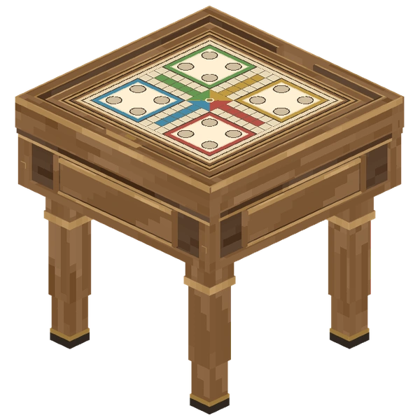 Ludo fitted to its Small Game Table