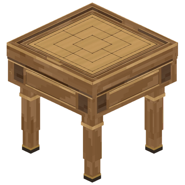 Nine Men's Morris fitted to its Small Game Table