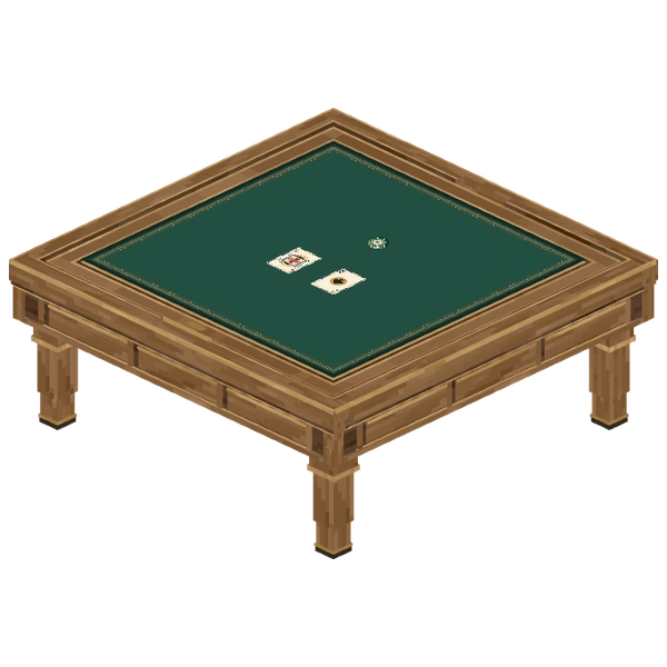 Texas Hold'em Poker fitted to its Large Game Table